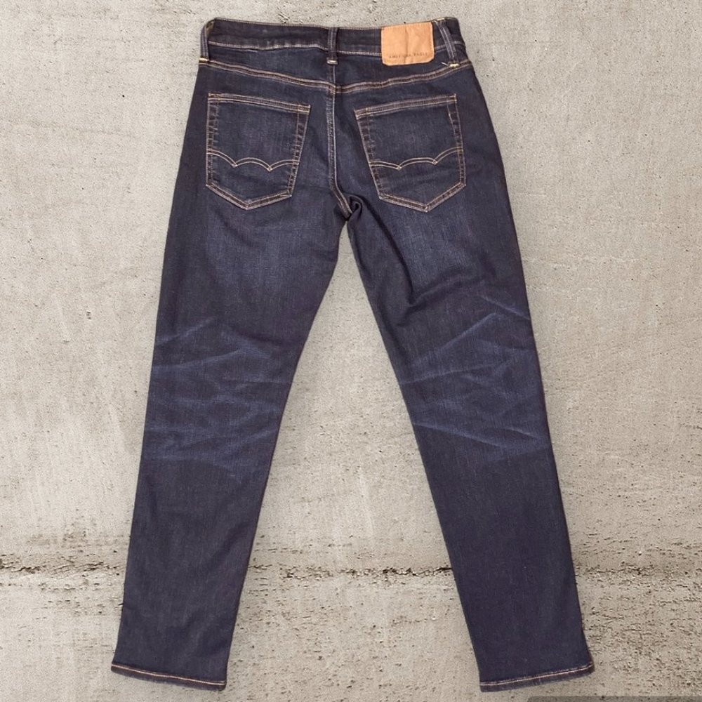 NWT American Eagle Athletic Airflex Denim Jeans 28x30 Blue (#15)